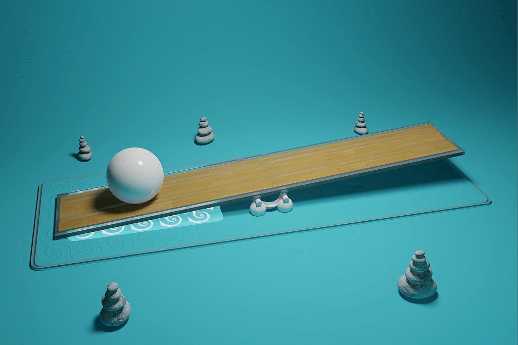 Esercizio di controllo: una sfera in equilibrio su un piano inclinato